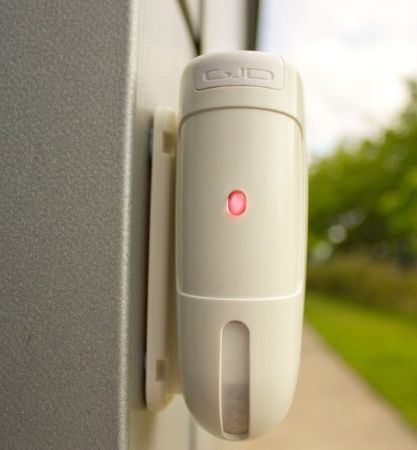 GJD Pearl Triple Tech Curtain Beam Detector White