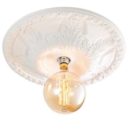 Forum Inlight Motril Plaster Ceiling Mount Rose 500mm Light | INL-37216-WHT