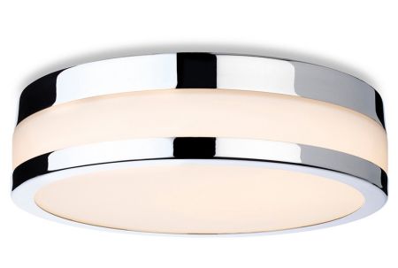 Firstlight Marnie Opal Glass LED Flush Fitting Ceiling Light | 2936CH