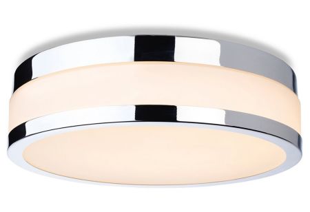 Firstlight Marnie Opal Glass 18w LED Flush Fitting Ceiling Light | 2937CH