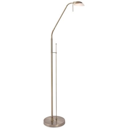 Firstlight Madrid 5w LED Floor Lamp Antique Brass | 2935AB