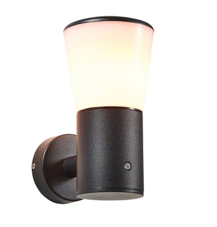 Forum Zinc Gamma E27 Wall Light Black | ZN-39171-BLK