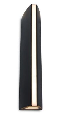 Lutec Leo Up and Down 14w LED Wall Light Matt Black | 5192701330