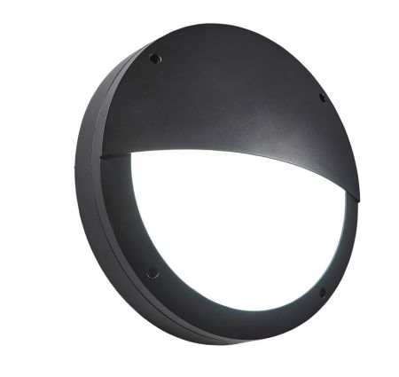 Froum Zinc Rosa IP65 20w LED CCT Bulkhead Black | ZN-39742-BLK
