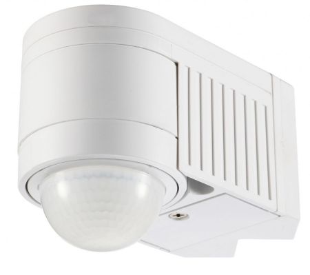 Zinc Alia Corner Mounted Motion Sensor White | ZN-25152-WHT