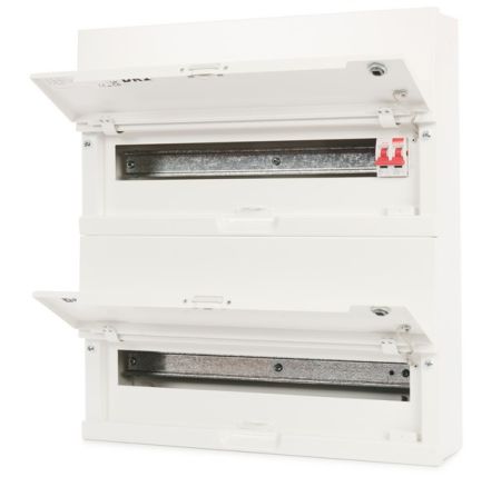Contactum Defender 2 SDD421MS 42-Way 100A Main Switch Dual Row Consumer Unit