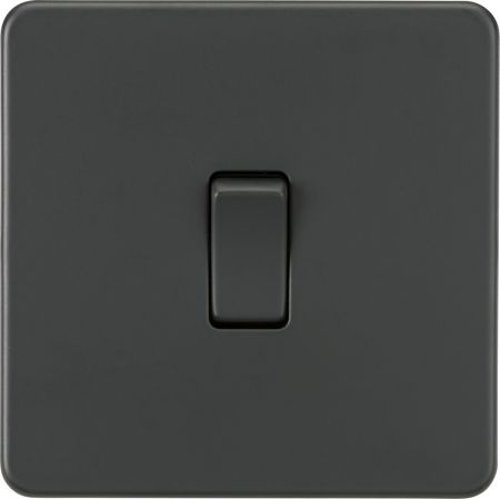 Knightsbridge Screwless 10A 1G Intermediate Switch Anthracite | SF1200AT