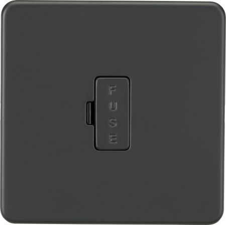 Knightsbridge Screwless 13A Fused Spur Unit Anthracite | SF6000AT