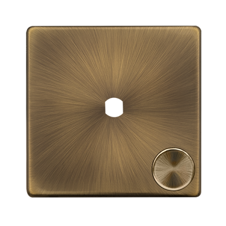 Click Definity Antique Brass 1-gang Dimmer Plate - SFAB141PL