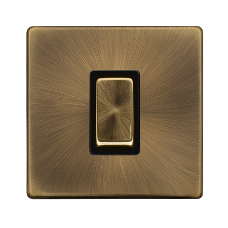 Click Definity Antique Brass 1g Dp 45a Cooker Switch - SFAB500BK