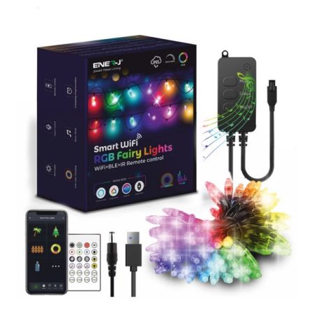 ENER-J Smart RGB WiFi Fairy Lights with 5 Meters length | SHA5326