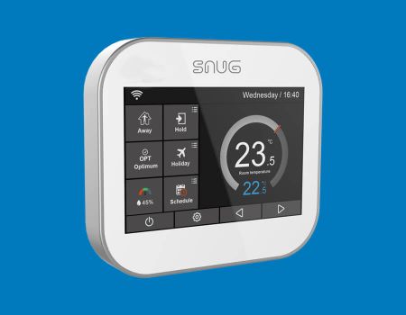 SNUG Underfloor Heating SnugStat RF Smart Wi-Fi Thermostat (USB Powered) | SNUGSTAT-RF-W