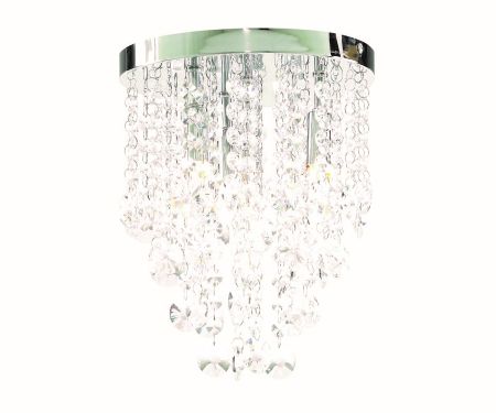 SPA SPA-24869-CHR Celeste 4 Light Flush Ceiling Fitting