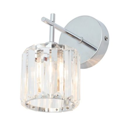 Spa Pegasi G9 Ingot 1 Light IP44 Wall Light | SPA-33932-CHR