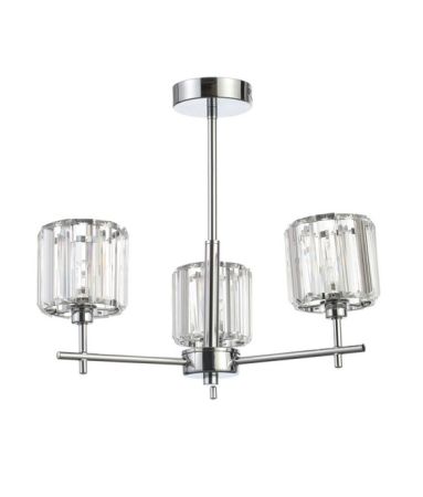 Spa Pegasi G9 Ingot 3 Light Bathroom Ceiling Pendant | SPA-33974-CHR