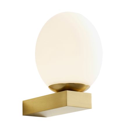 Forum Spa Agios LED Bathroom Wall Light Satin Brass | SPA-38573-SBRS