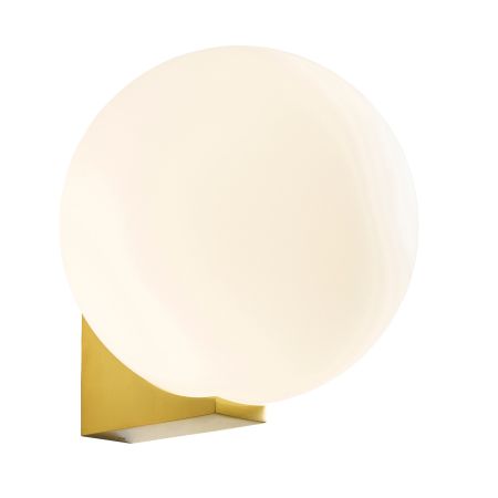 Forum Spa Thiva Bathroom Wall Light Satin Brass | SPA-38576-SBRS