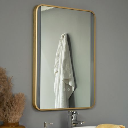 Forum Spa Lori SPA-44483 CCT LED Rect Framed Mirror SBRS Motion/Demist