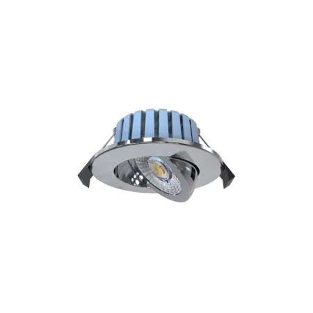 Forum Lighting Eden Adjustable IP65 7W CCT LED Downlight Chrome | SPA-41111-CHR