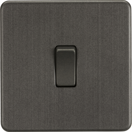Knightsbridge Screwless Smoked Bronze 20a 1g Dp Switch Sf8341sb