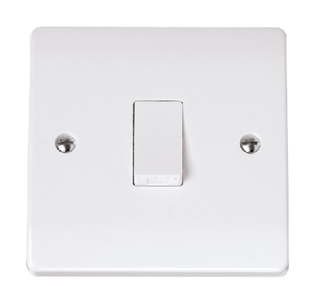 Click Curva CCA025 1 Gang 1 Way Single Pole Intermediate Switch