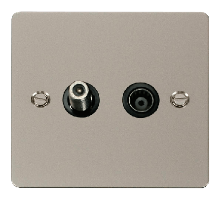 Click Define Pearl Nickel Isolated Satellite and Coaxial Point?FPPN157BK