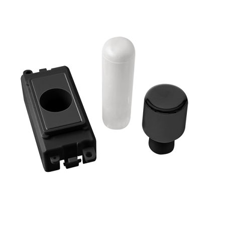 Click Grid Pro GM150BKMB 2 Module Dimmer Mounting Kit Matt Black