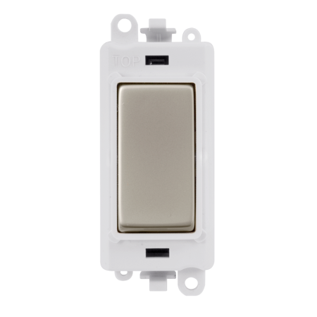 Click Grid Pro GM2001PWPN 1 Way Switch Module White Pearl Nickel