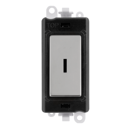 Click Grid Pro GM2003BKCH 2 Way Keyswitch Module Black Polished Chrome