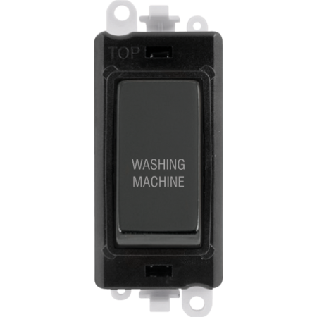 Click Grid Pro GM2018BKBN-WM Double Pole Module Black Black Nickel Washing Machine