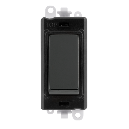 Click GridPro GM2018BKBN 20AX Double Pole Switch Module - Black Nickel