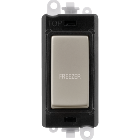Click Grid Pro GM2018BKPN-FZ Double Pole Switch Module Black Pearl Nickel Freezer