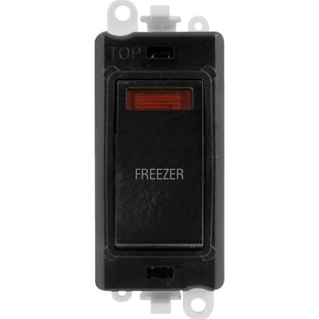 Click GridPro GM2018NBK-FZ 20AX Double Pole Switch with Neon Module printed