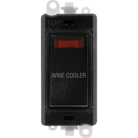 Click GridPro GM2018NBK-WC 20AX Double Pole Switch with Neon Module printed
