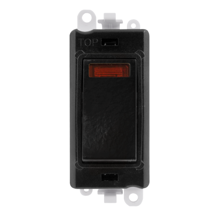 Click Grid Pro GM2018NBK Double Pole Switch Module with Neon Black