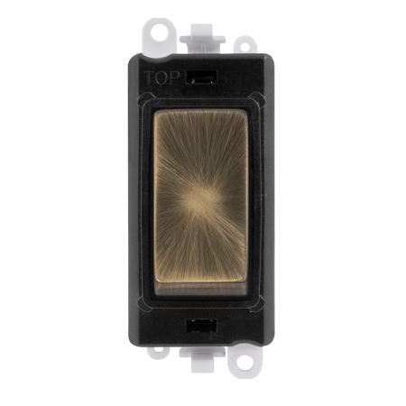 Click Grid Pro Intermediate Switch Module Black Antique Brass | GM2028BKAB