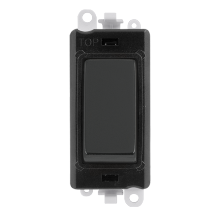 Click Gridpro 20AX 3 Position Retractive Switch Module Matt Black | GM2075BKMB