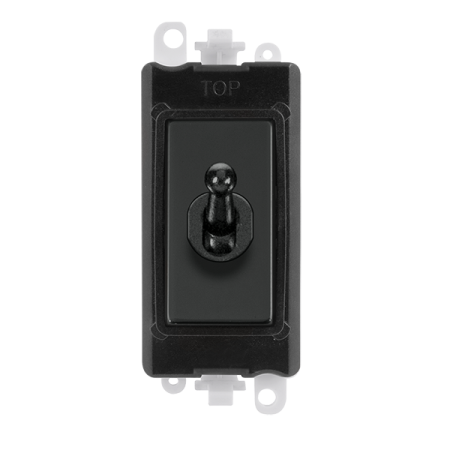Click Gridpro 20AX 2 Way Toggle Switch Matt Black | GM209002BKMB