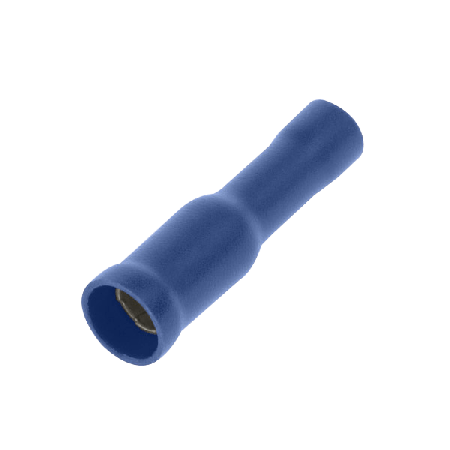 Unicrimp Q-Crimp Blue Female Auto Bullet Terminals 4mm (PK100)