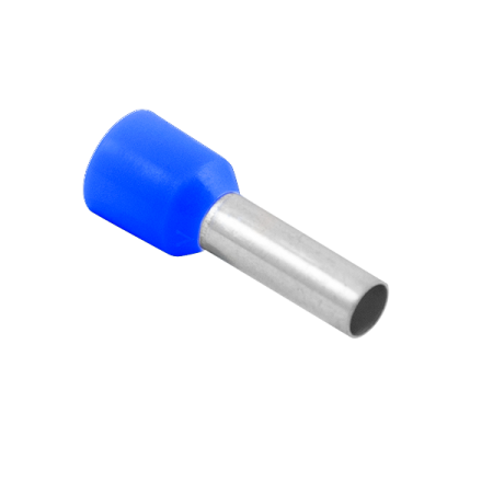 Unicrimp Bootlace Ferrule 0.75mm Black French Pk100 | QBFR075