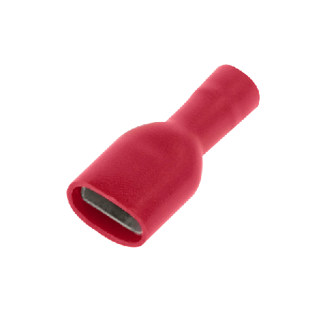 Unicrimp Q-Crimp Red Female Push-on Terminals 2.8mm x 0.8mm (PK100)
