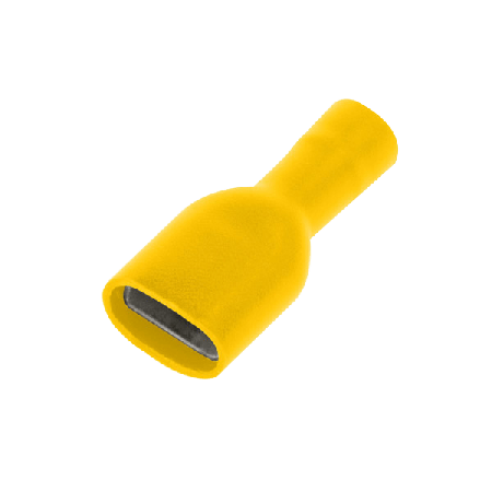 Unicrimp Q-Crimp Yellow Female Push-on Terminals 9.4mm x 1.2mm