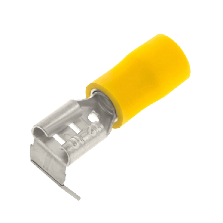 Unicrimp Q-Crimp Yellow Female Piggy Back Connector 6.3mm x 0.8mm