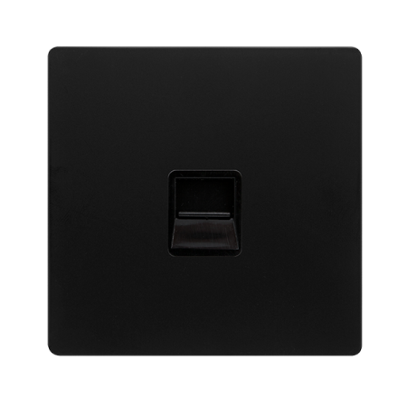 Click Definity Screwless Single Telephone Master Outlet | SFBK120BK