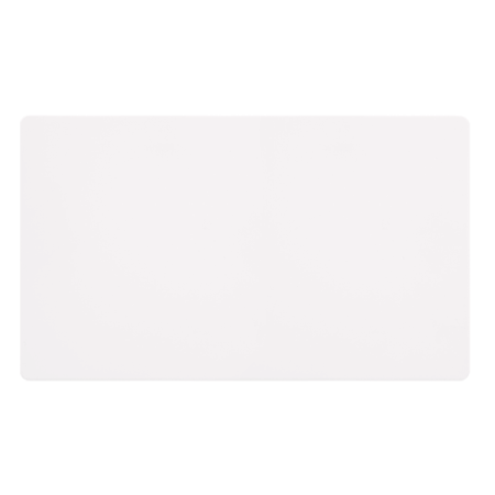 Click Definity SFMW061 Metal White Screwless Double Blank Plate