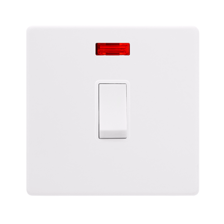 Click Definity Screwless 20A Double Pole Switch With Neon | SFPW623PW