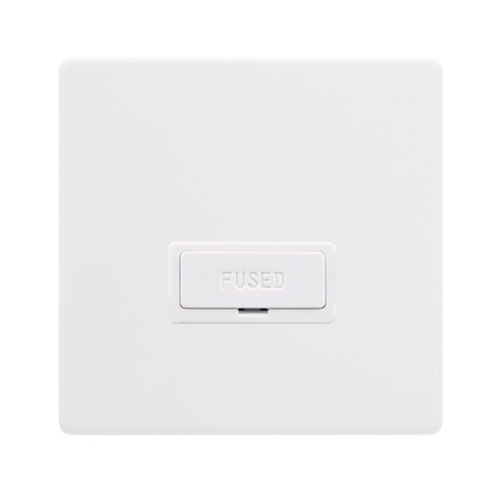 Click Definity Screwless 13A Fused Connection Unit - Polar White | SFPW650PW