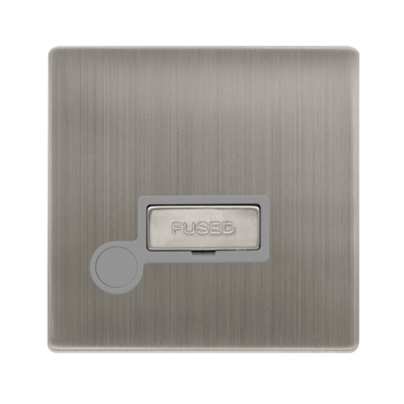 Click Definity Screwless 13A Ingot Fused Connection Unit with Optional Flex Outlet | SFSS550GY
