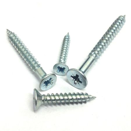 Unicrimp Countersunk 8 x 1 1/2 Inch Screws 200 Per Box | QWS8-15
