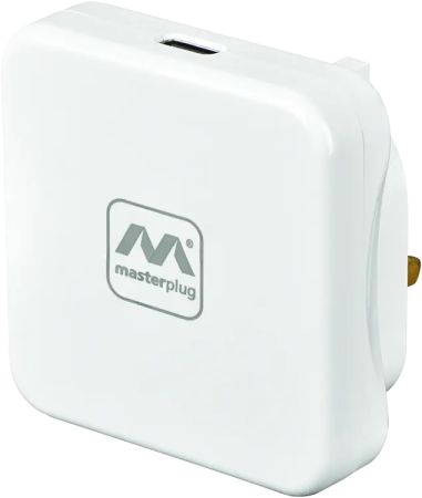 Masterplug USBPLGC20W-MP 20W USB C Plug-In Slimline Fast Charger